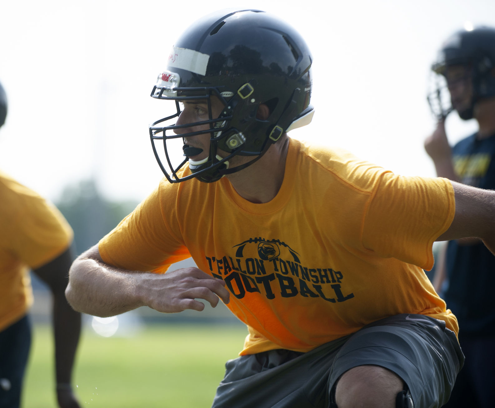 O'Fallon High School football practice